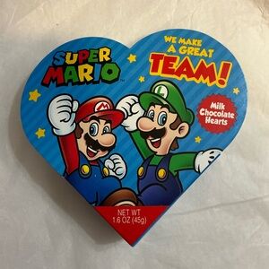 Nintendo Super Mario and Luigi Paper Heart Blue and Red